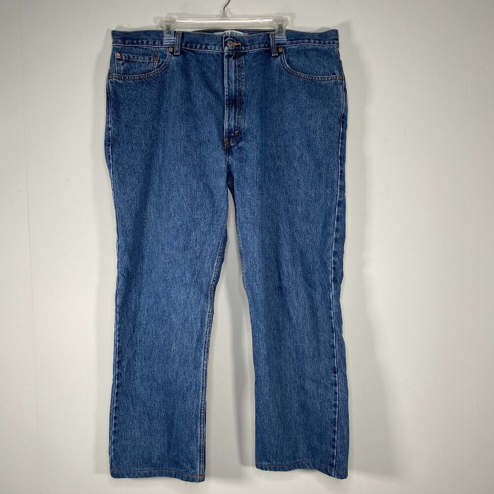 Levi's 505 REGULAR FIT Denim Jean Men's 44 x 32 High Rise Blue Casual Pants